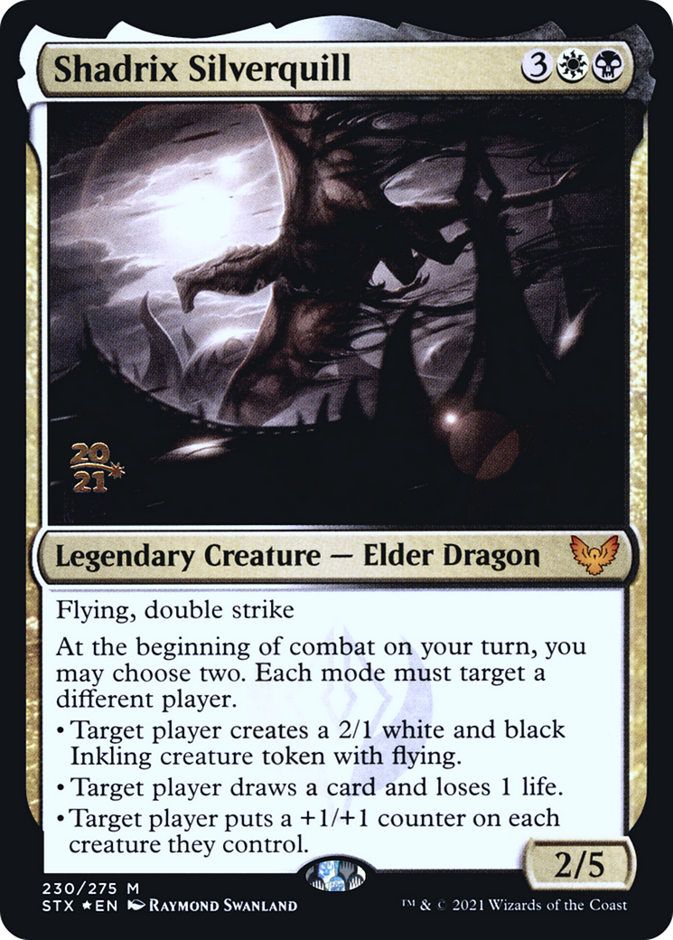 Shadrix Silverquill (PRE-230) [Strixhaven: School of Mages Promos] Foil