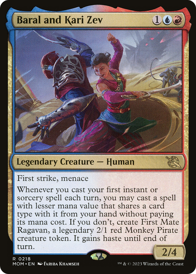Baral and Kari Zev (MOM-218) [March of the Machine]
