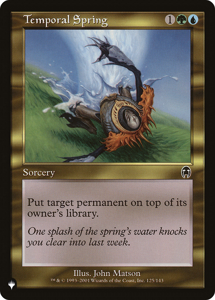 Temporal Spring (LIST-125/143) [The List]
