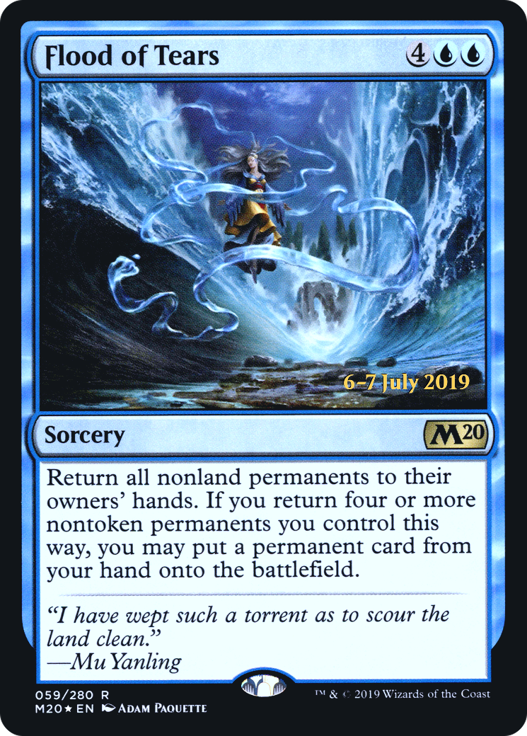 Flood of Tears (PRE-059) [Core Set 2020 Promos] Foil