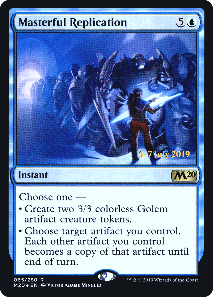 Masterful Replication (PRE-065) [Core Set 2020 Promos] Foil