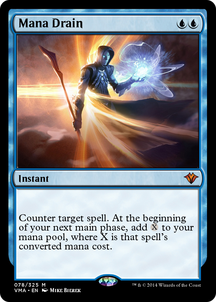 Mana Drain (VMA-078) [Vintage Masters] Foil