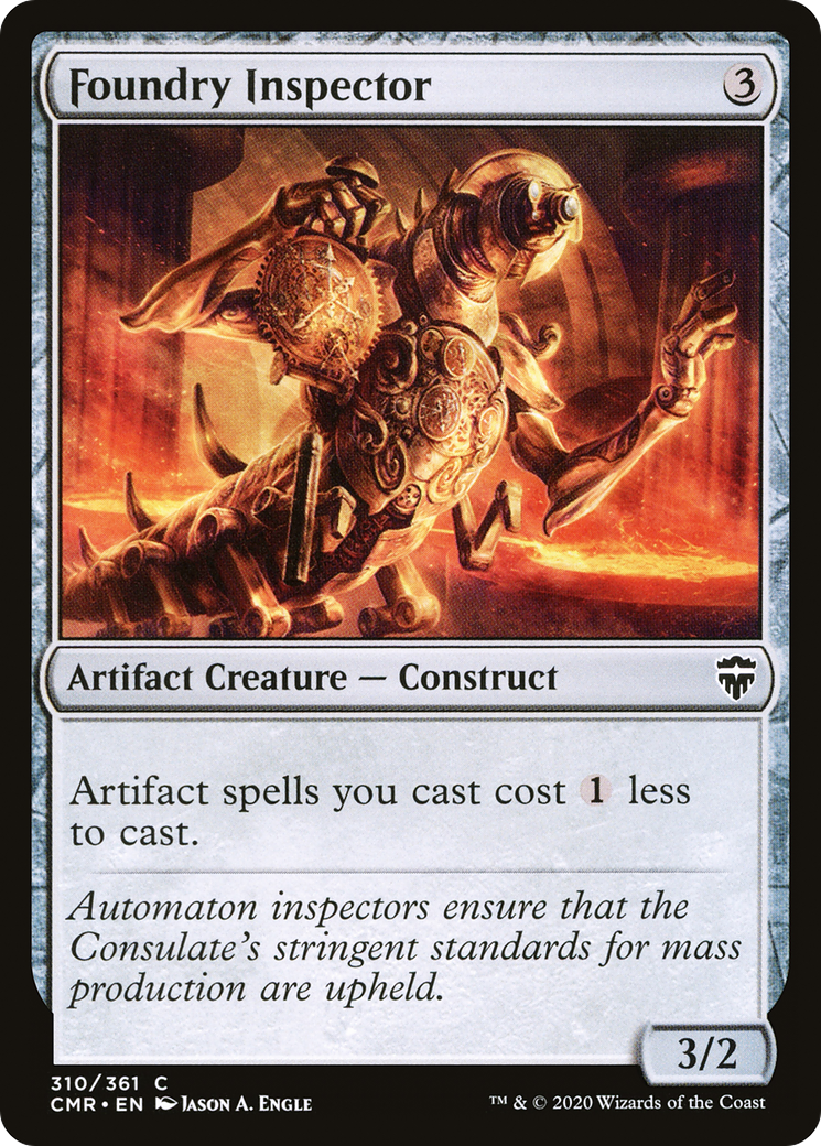 Foundry Inspector (CMR-310) [Commander Legends] Foil