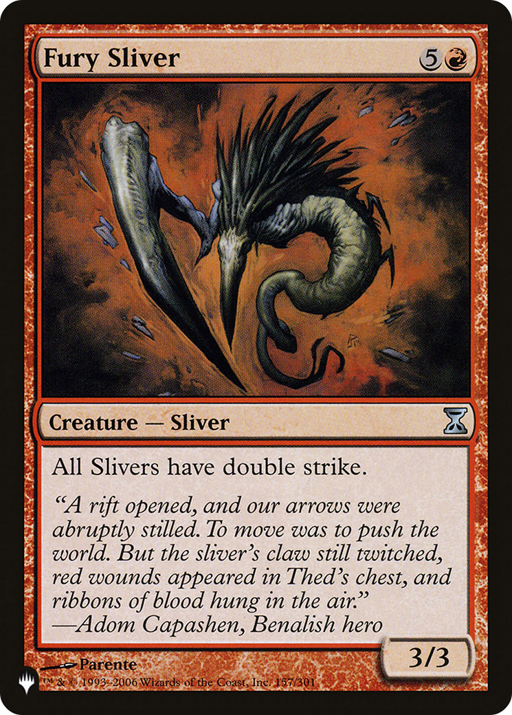 Fury Sliver (LIST-157/301) [The List]
