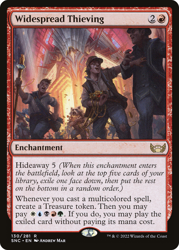 Widespread Thieving - Foil [Streets of New Capenna]