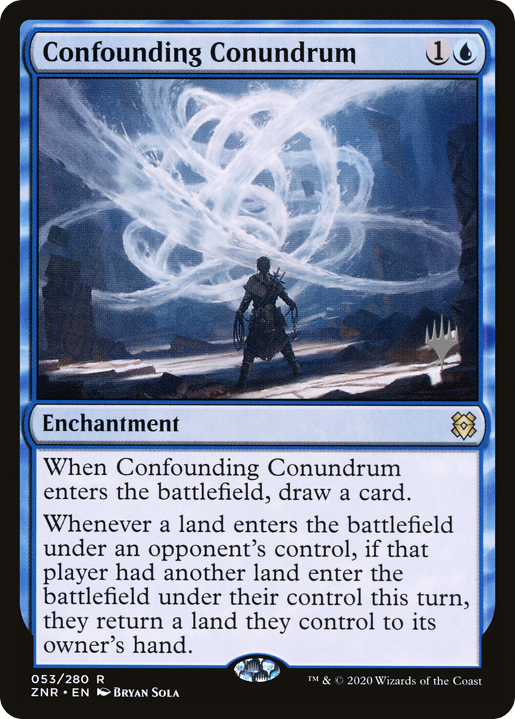 Confounding Conundrum (PPZNR-053) [Promo Pack: Zendikar Rising Promos] Foil