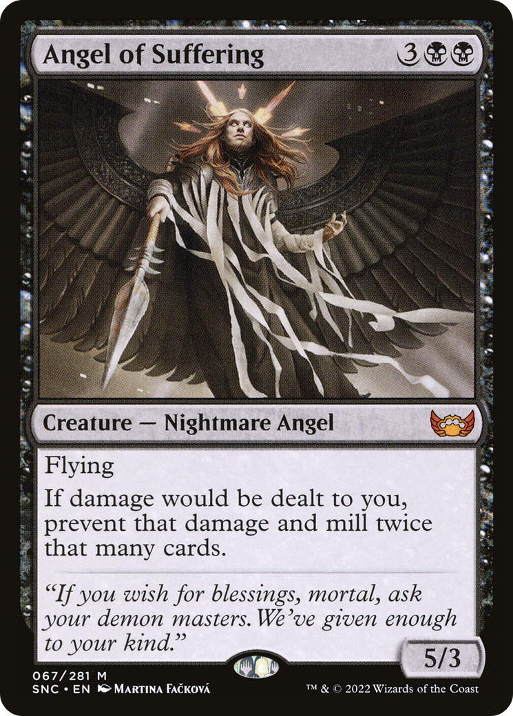 Angel of Suffering (SNC-067) [Streets of New Capenna] Foil