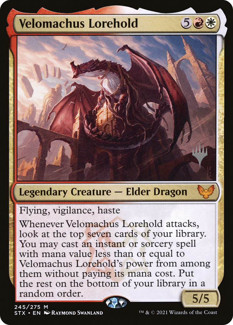 Velomachus Lorehold (PPSTX-245) [Promo Pack: Strixhaven: School of Mages Promos] Foil