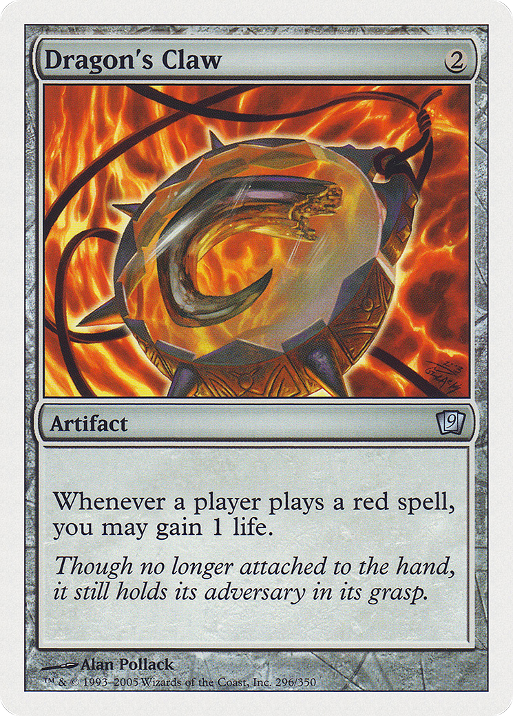 Dragon's Claw (9ED-296) [9th Edition]