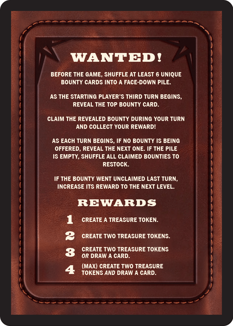 Bounty: Frankie The Fang // Wanted! (TOTC-031) [Outlaws of Thunder Junction Commander Tokens]