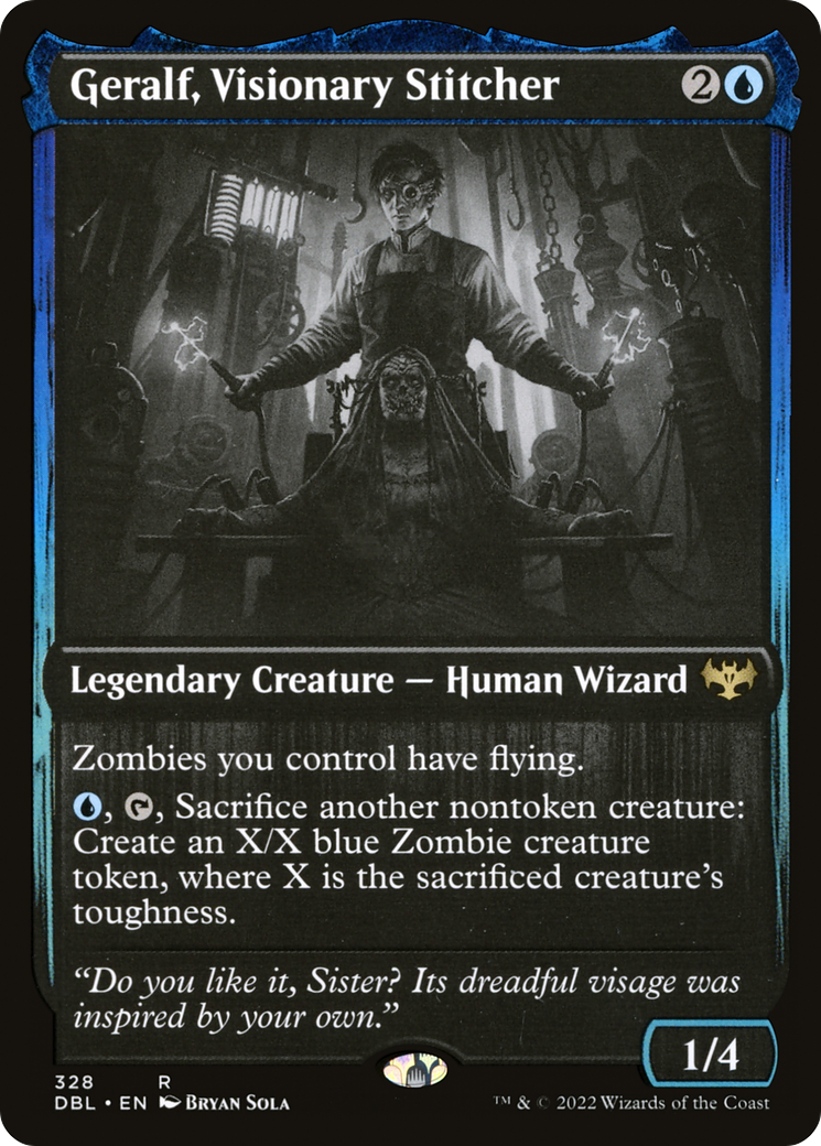 Geralf, Visionary Stitcher (DBL-328) [Innistrad: Double Feature]