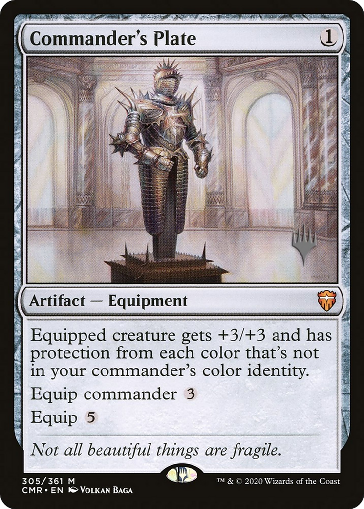 Commander's Plate (PPMKM-305) [Promo Pack: Commander Legends Promos] Foil