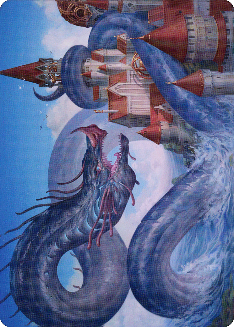 Tolarian Terror // Tolarian Terror (ADMU-018) (Borderless) [Dominaria United Art Series] Foil