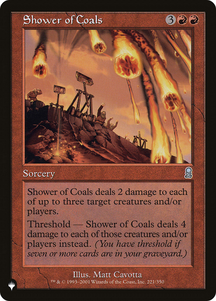 Shower of Coals (LIST-221/350) [The List]