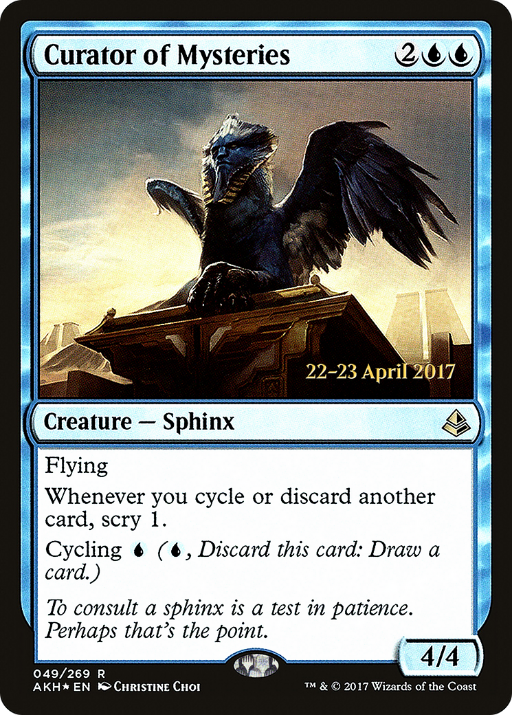 Curator of Mysteries (PRE-049) [Amonkhet Promos] Foil