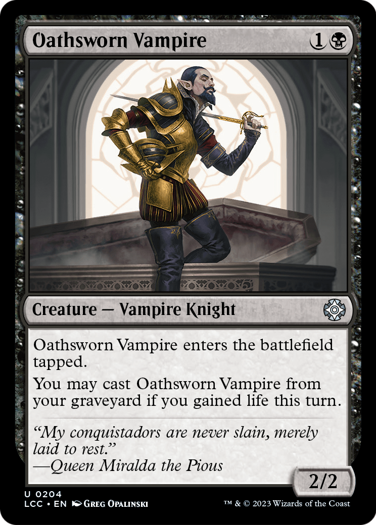 Oathsworn Vampire [Commander: The Lost Caverns of Ixalan]