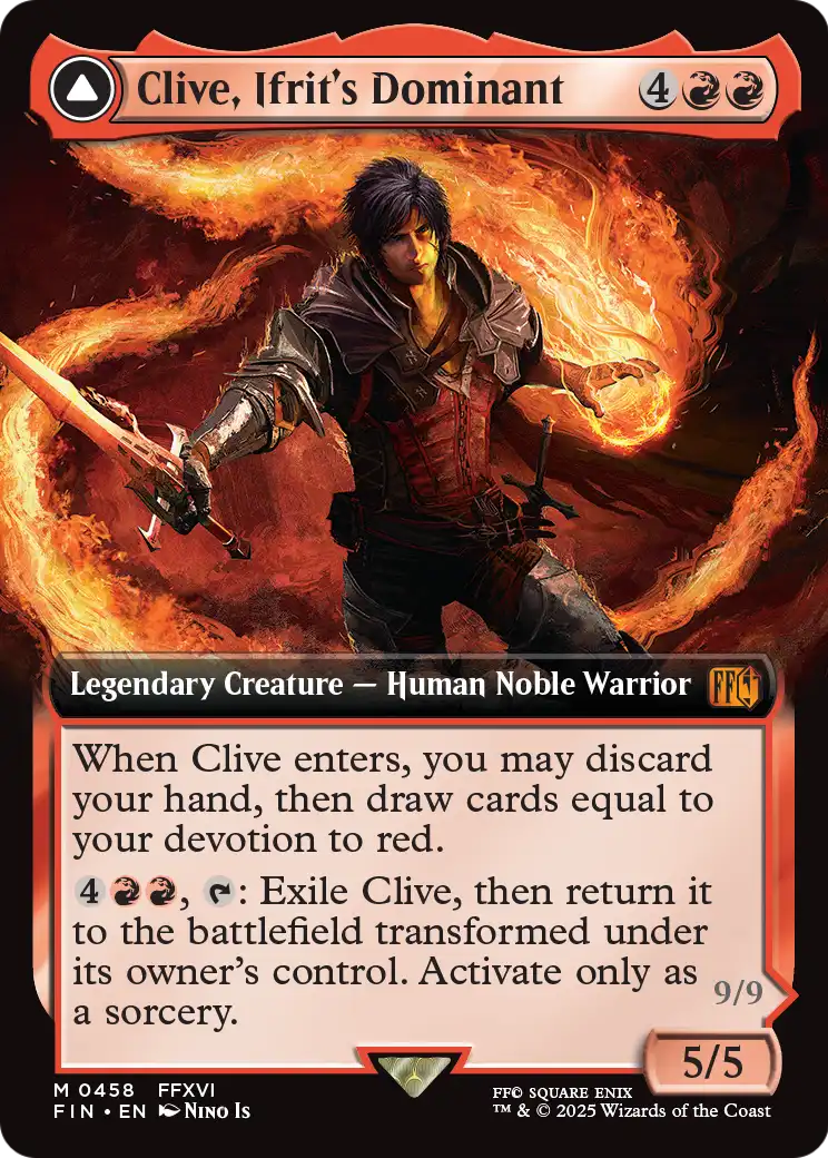 Clive, Ifrit's Dominant (Extended Art) (FIN-458) [FINAL FANTASY]