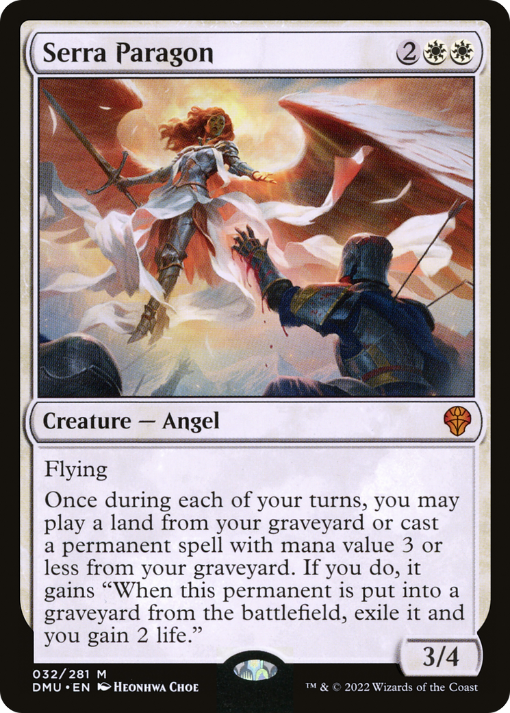 Serra Paragon (DMU-032) [Dominaria United] Foil