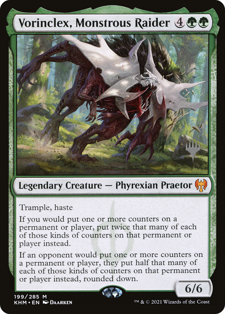 Vorinclex, Monstrous Raider (PPKHM-199) [Promo Pack: Kaldheim Promos]