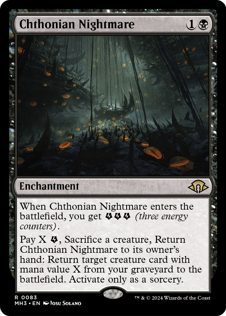 Chthonian Nightmare (MH3-083) [Modern Horizons 3]