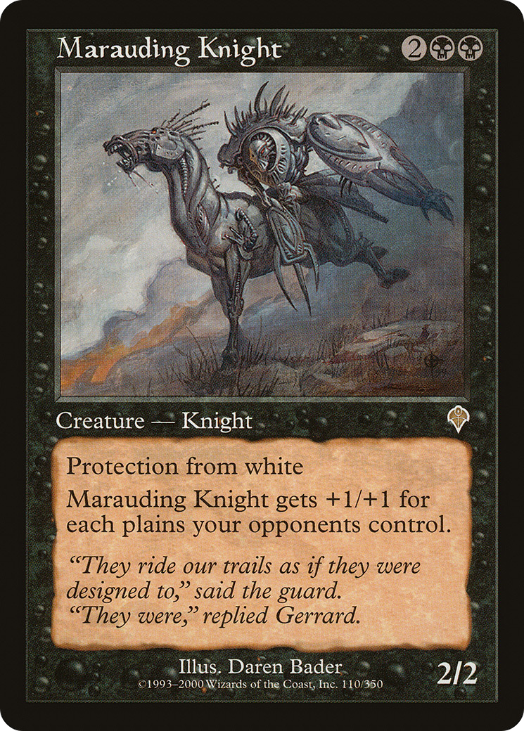 Marauding Knight (INV-110) [Invasion]
