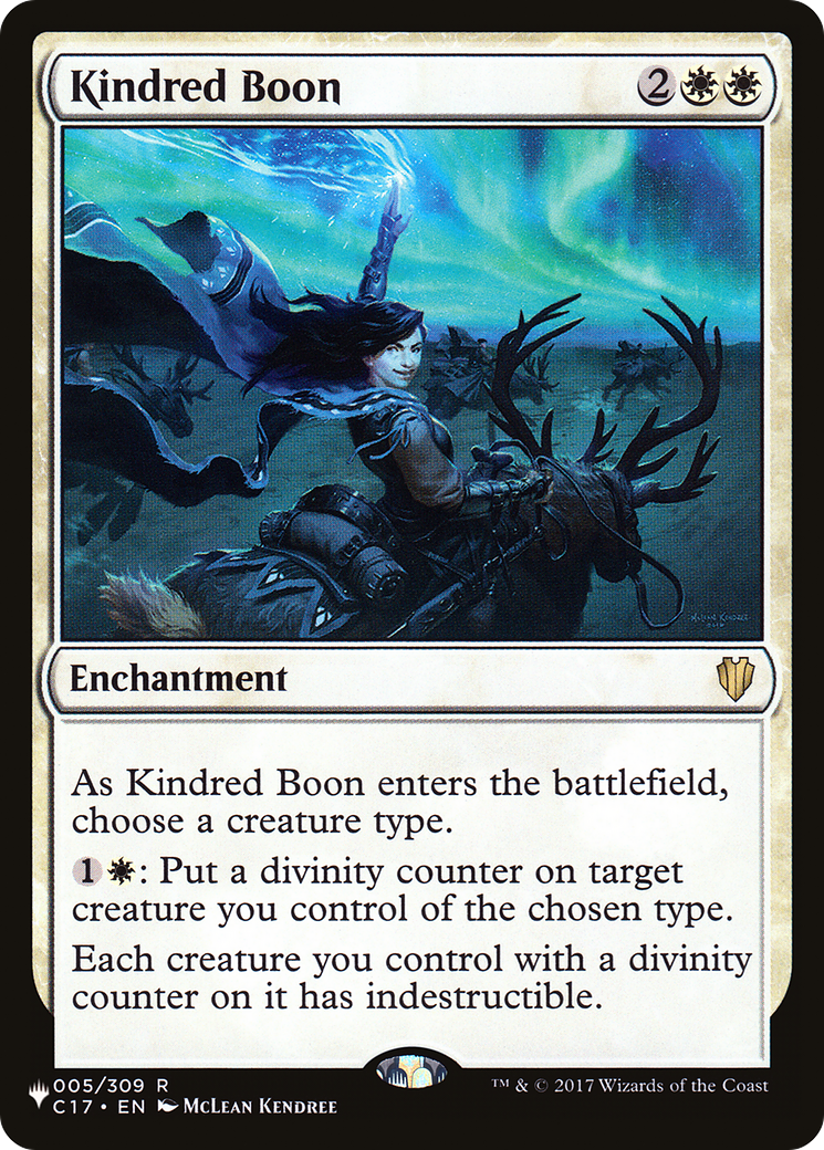Kindred Boon (LIST-005) [The List]