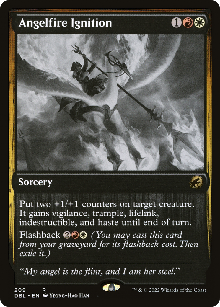 Angelfire Ignition (DBL-209) [Innistrad: Double Feature] Foil