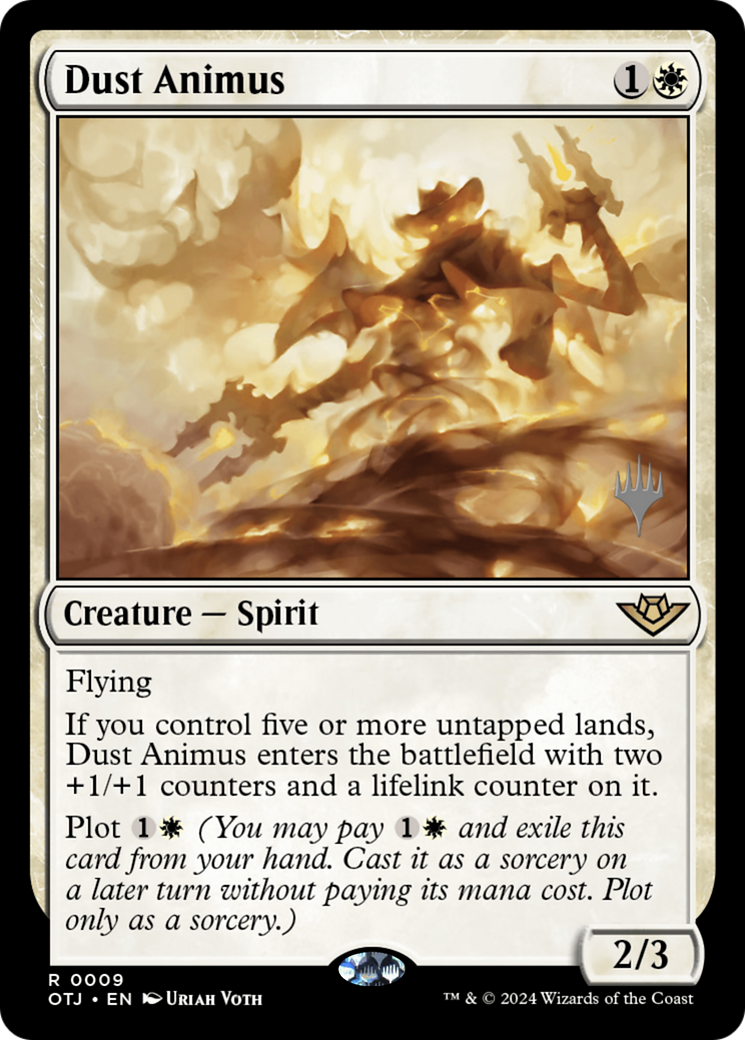 Dust Animus (PPOTJ-009) [Promo Pack: Outlaws of Thunder Junction Promos] Foil