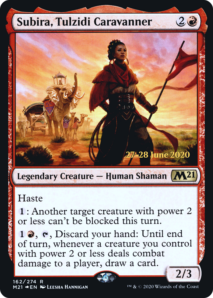 Subira, Tulzidi Caravanner (PRE-162) [Core Set 2021 Promos] Foil