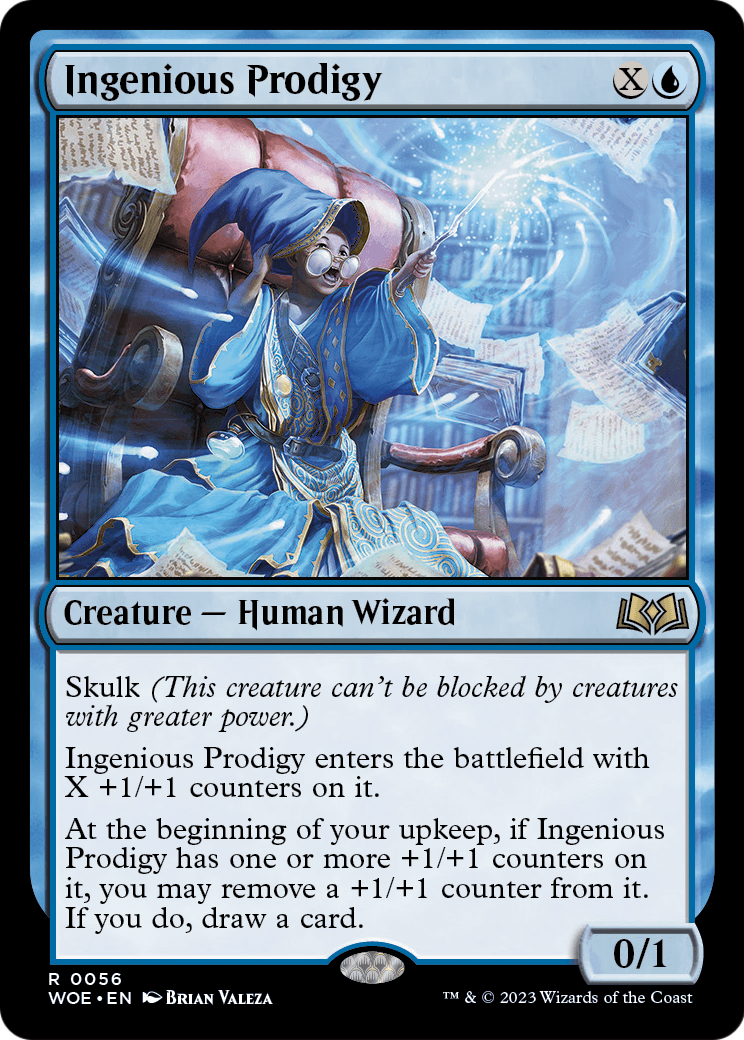 Ingenious Prodigy (WOE-056) [Wilds of Eldraine] Foil