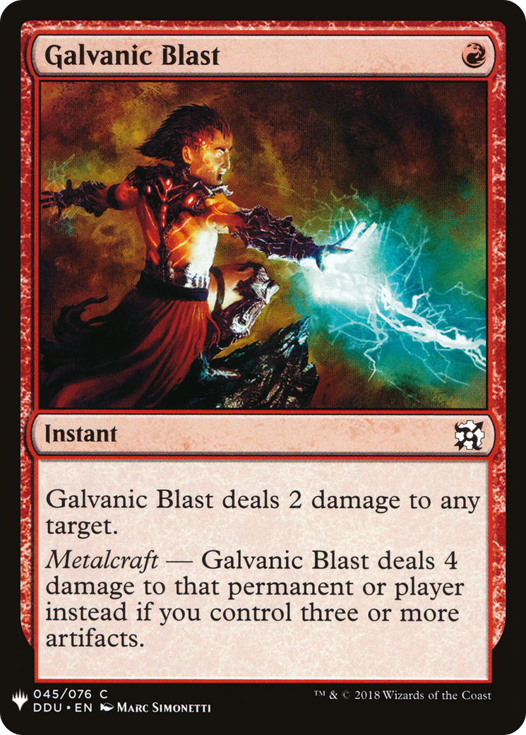 Galvanic Blast (LIST-045) [The List]
