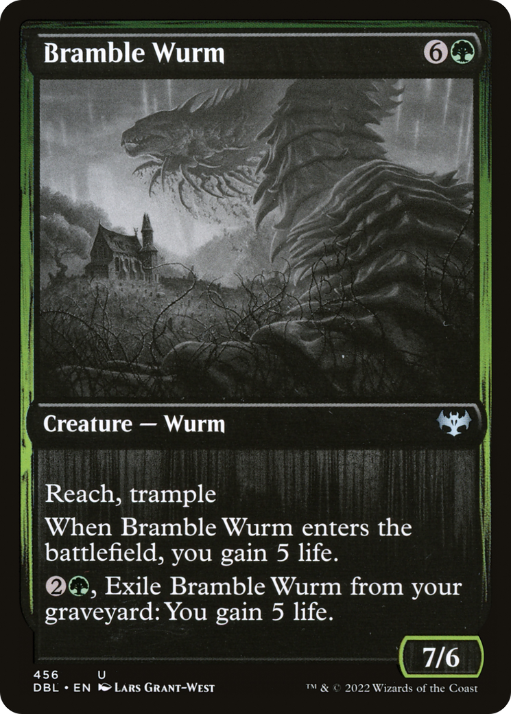 Bramble Wurm (DBL-456) [Innistrad: Double Feature] Foil