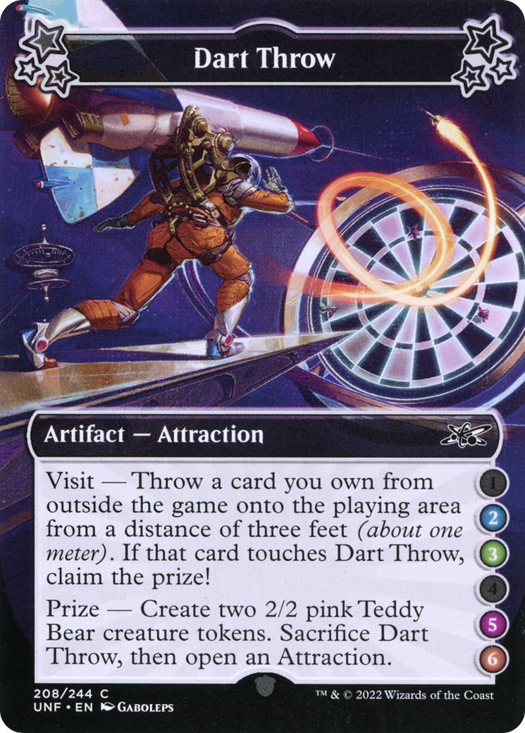 Dart Throw (2-3-5-6) - Foil [Unfinity]