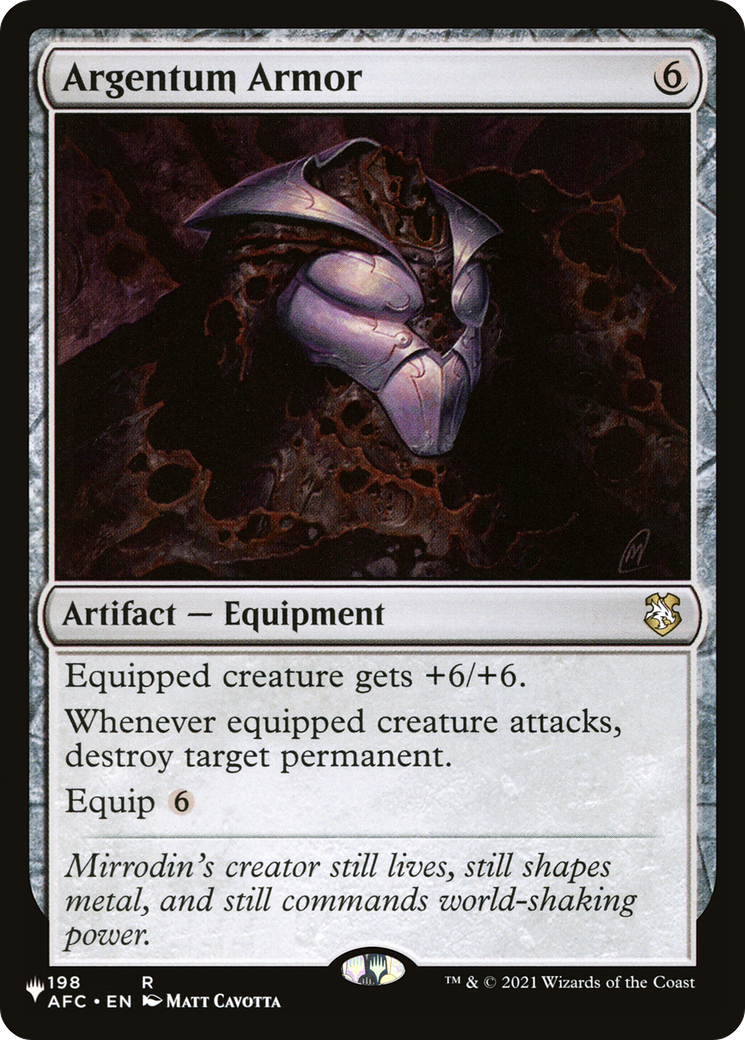 Argentum Armor (LIST-198/062) [The List]