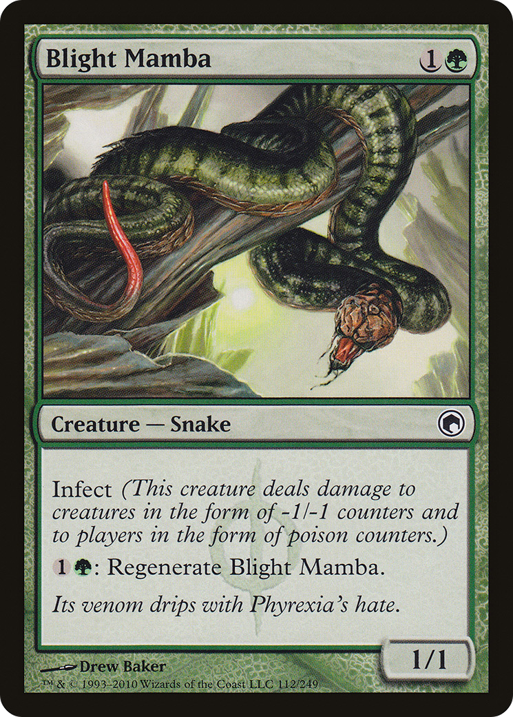 Blight Mamba (SOM-112) [Scars of Mirrodin]