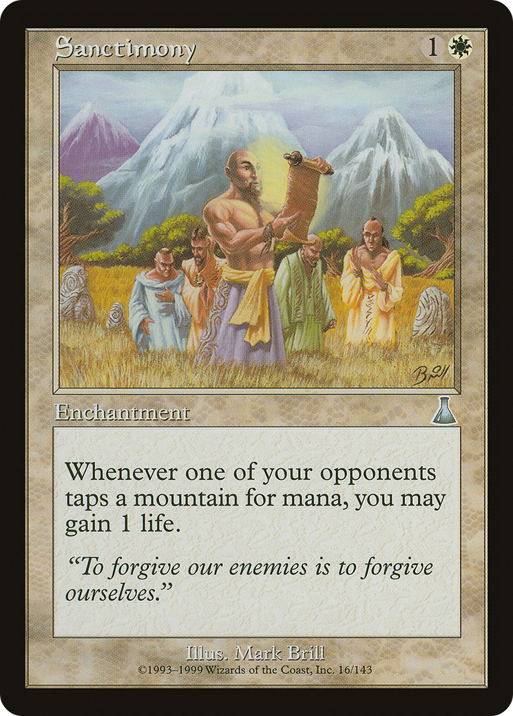 Sanctimony (UDS-016) [Urza's Destiny]