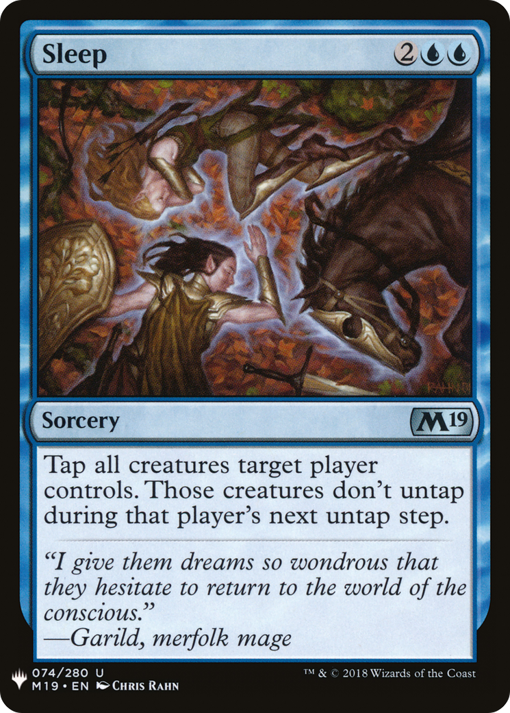 Sleep (M19) (LIST-074) [The List]