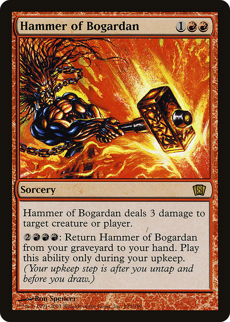 Hammer of Bogardan (8ED-193) [8th Edition] Foil