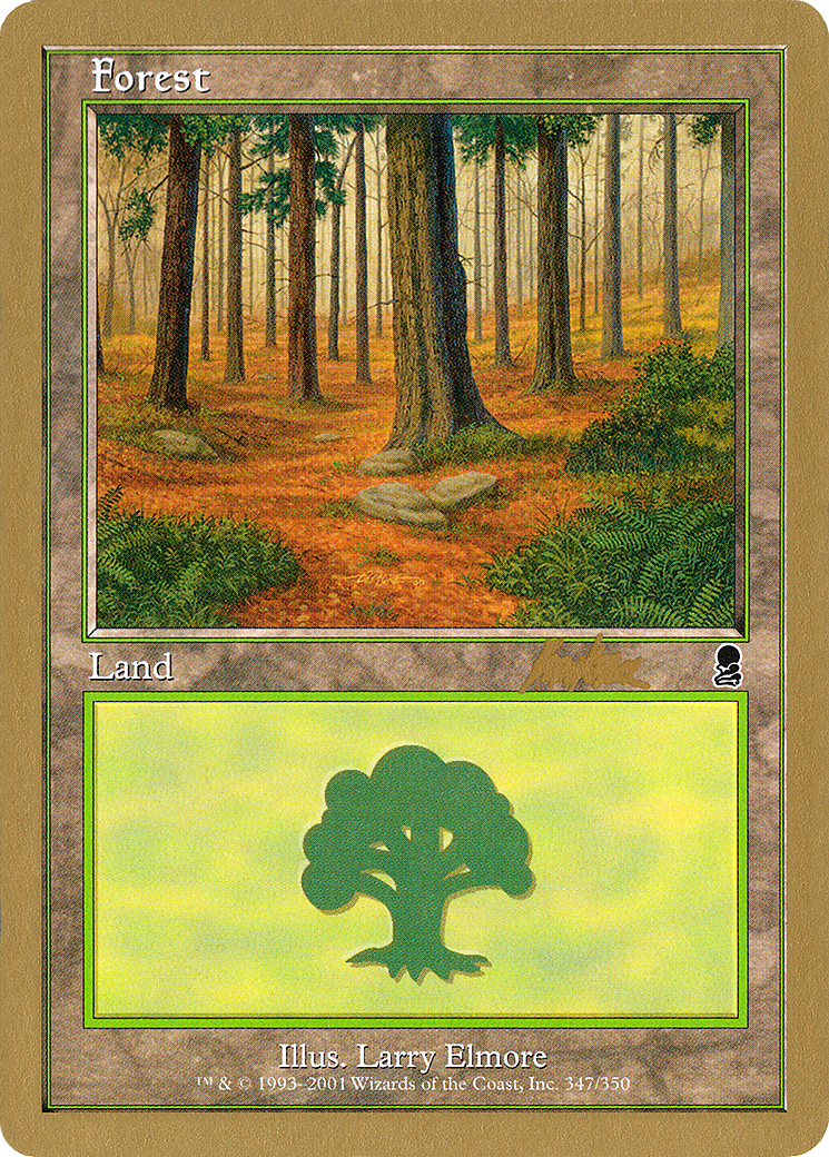 Forest (347) - 2002 Brian Kibler (ODY) [World Championship Decks 2002]