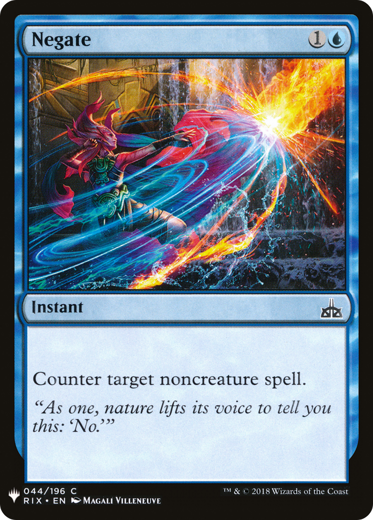 Negate (RIX) (LIST-044) [The List]