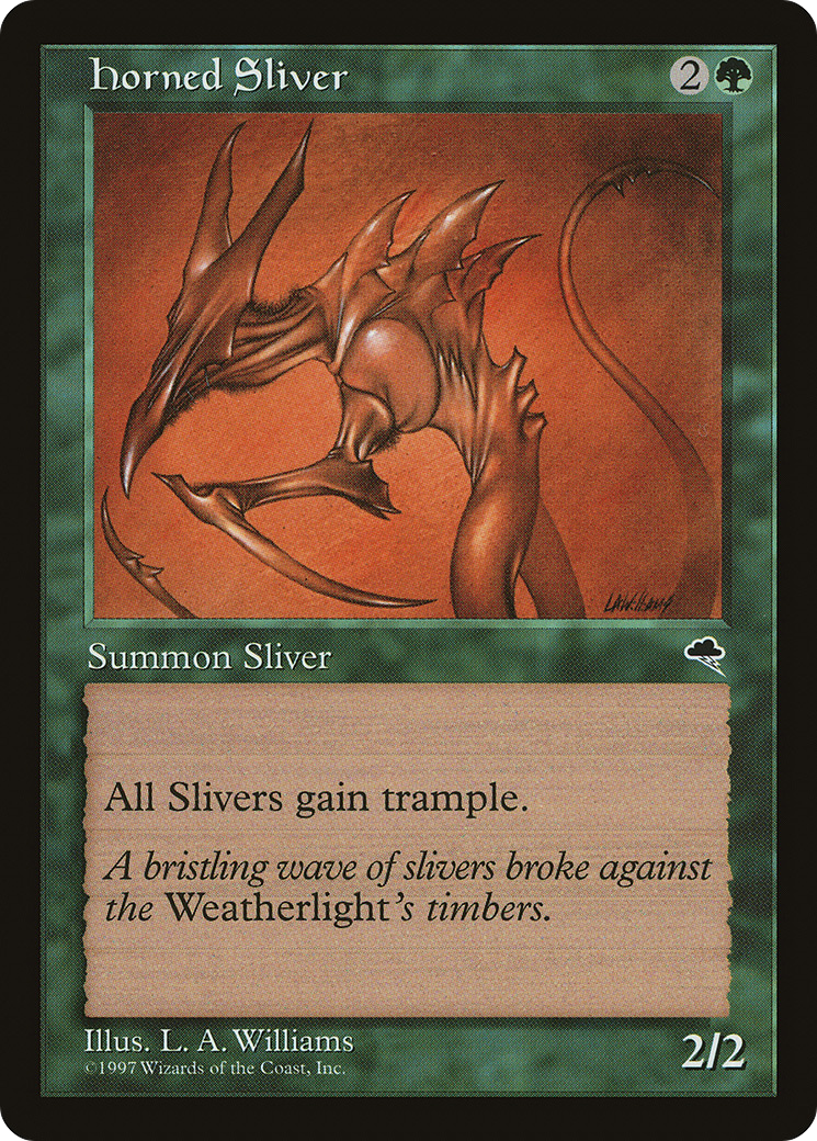 Horned Sliver (TMP-234) [Tempest]