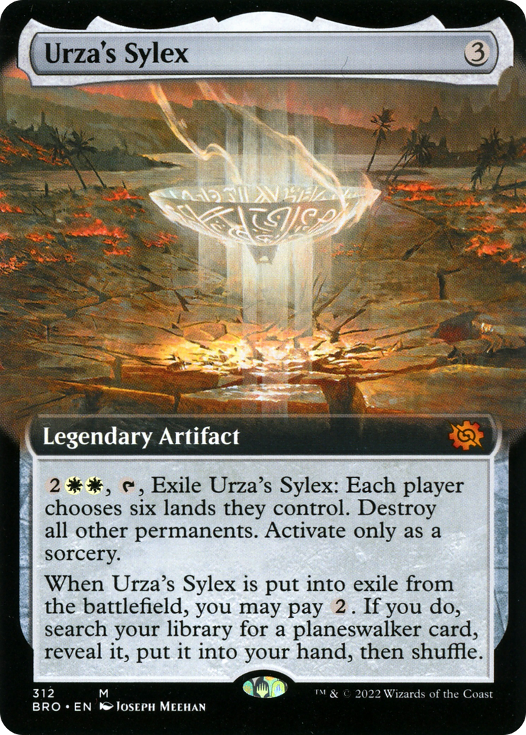 Urza's Sylex (Extended Art) (BRO-312) [The Brothers' War] Foil