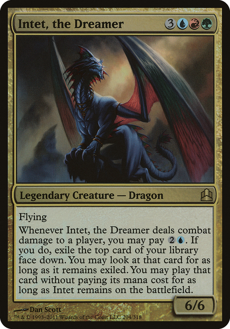 Intet, the Dreamer (Commander) [Commander 2011 Oversized] Foil