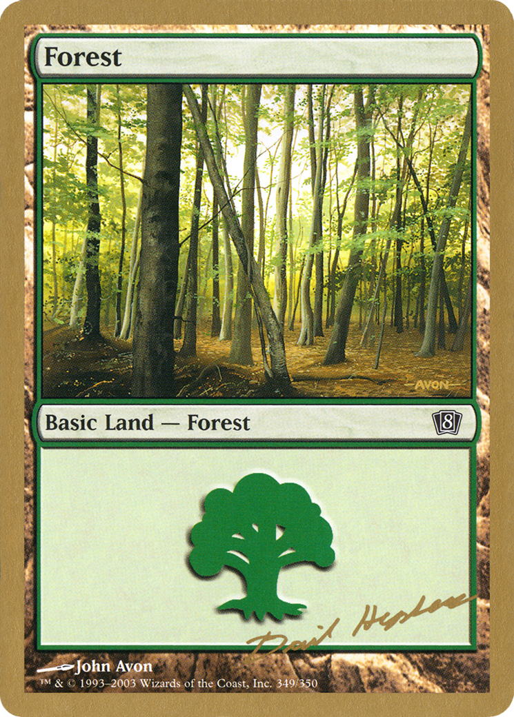 Forest (349) - 2003 Dave Humpherys (8ED) (WCD-DH349) [World Championship Decks 2003]
