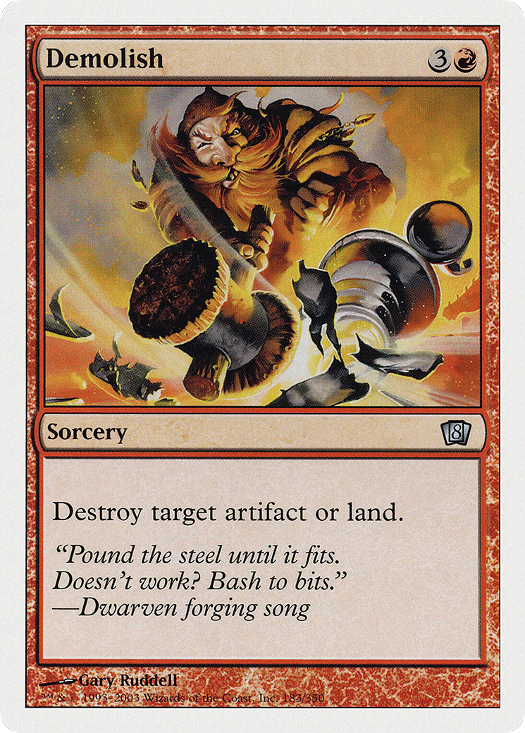 Demolish (8ED-183) [8th Edition] Foil