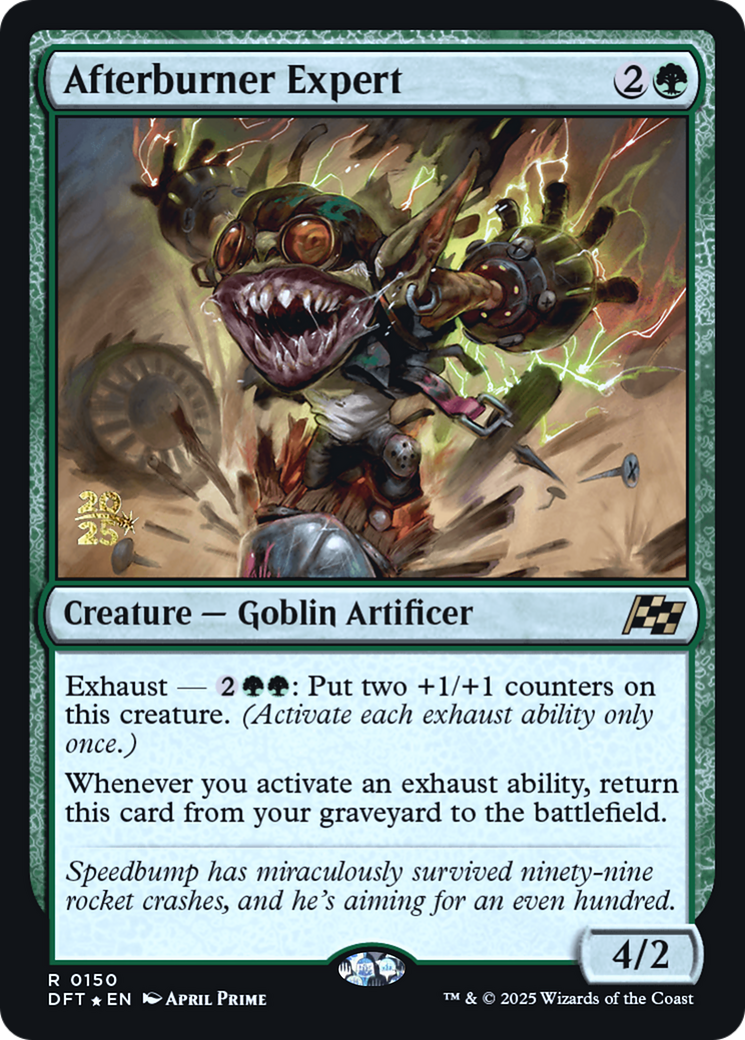 Afterburner Expert (PRE-150) [Prerelease Cards] Foil