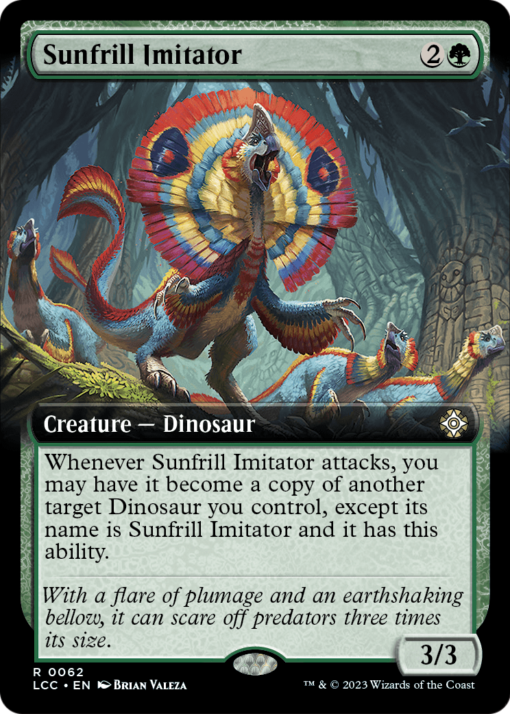 Sunfrill Imitator (Extended Art) (LCC-062) [The Lost Caverns of Ixalan Commander]