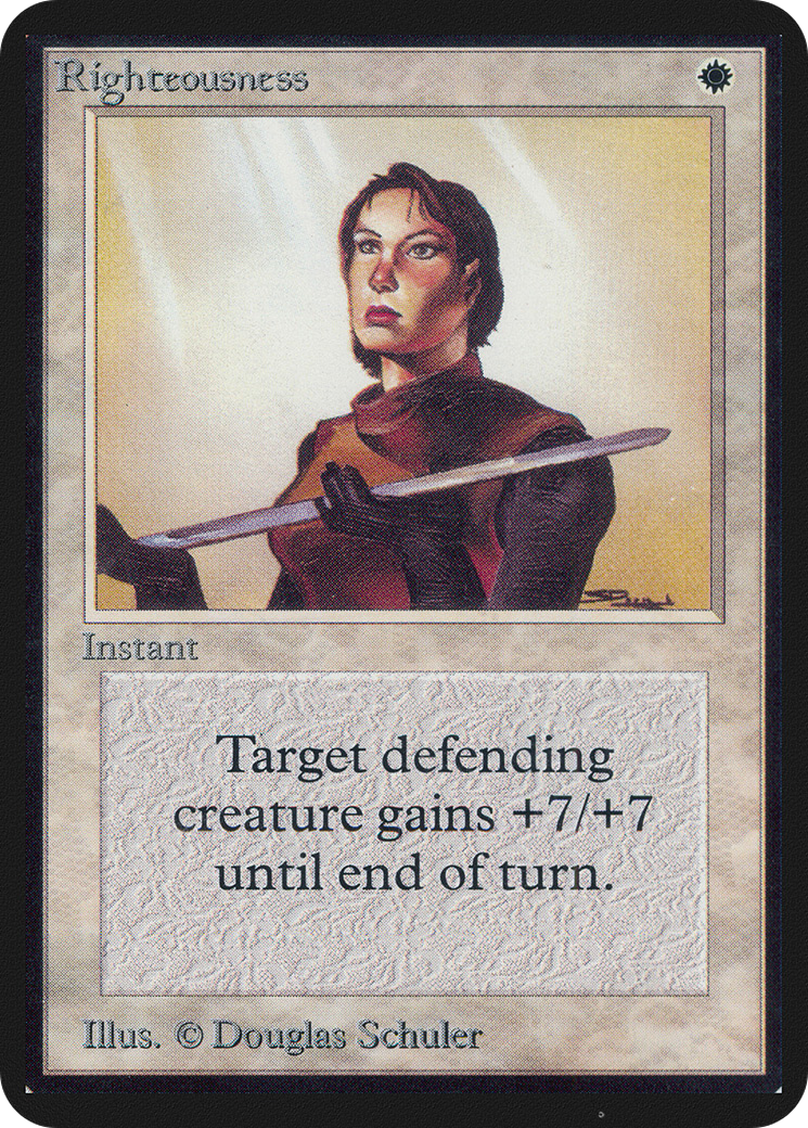 Righteousness (LEA-036) [Limited Edition Alpha]
