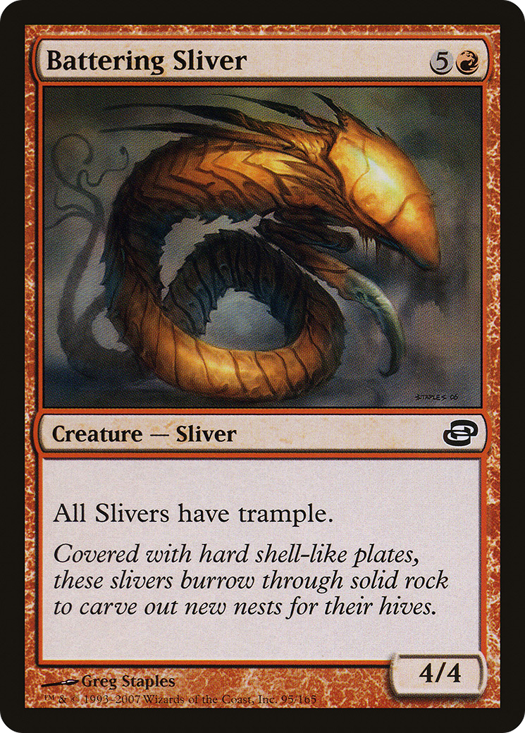 Battering Sliver (PLC-095) [Planar Chaos] Foil