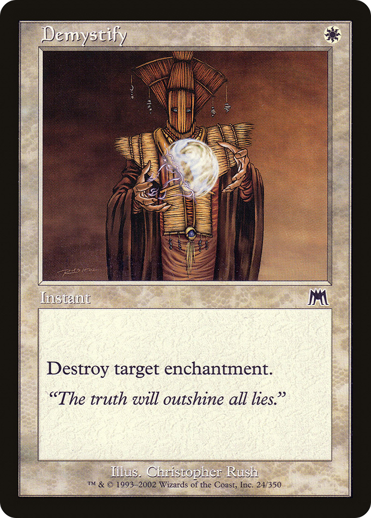 Demystify (ONS-024) [Onslaught] Foil